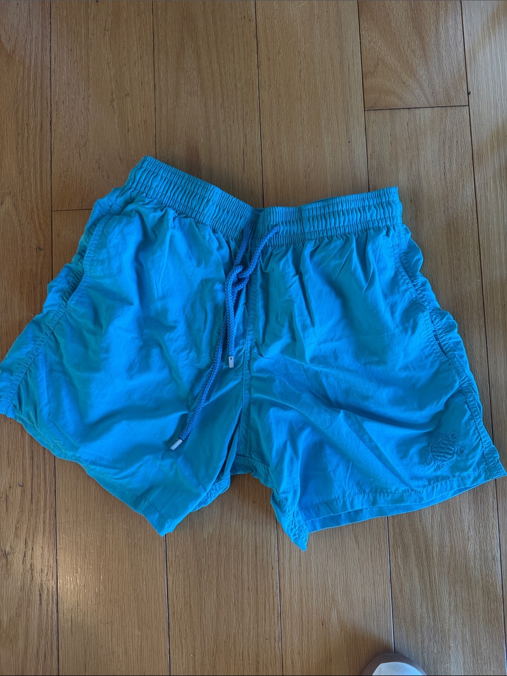Vilebrequin Men's Aqua Drawstring Swim Shorts